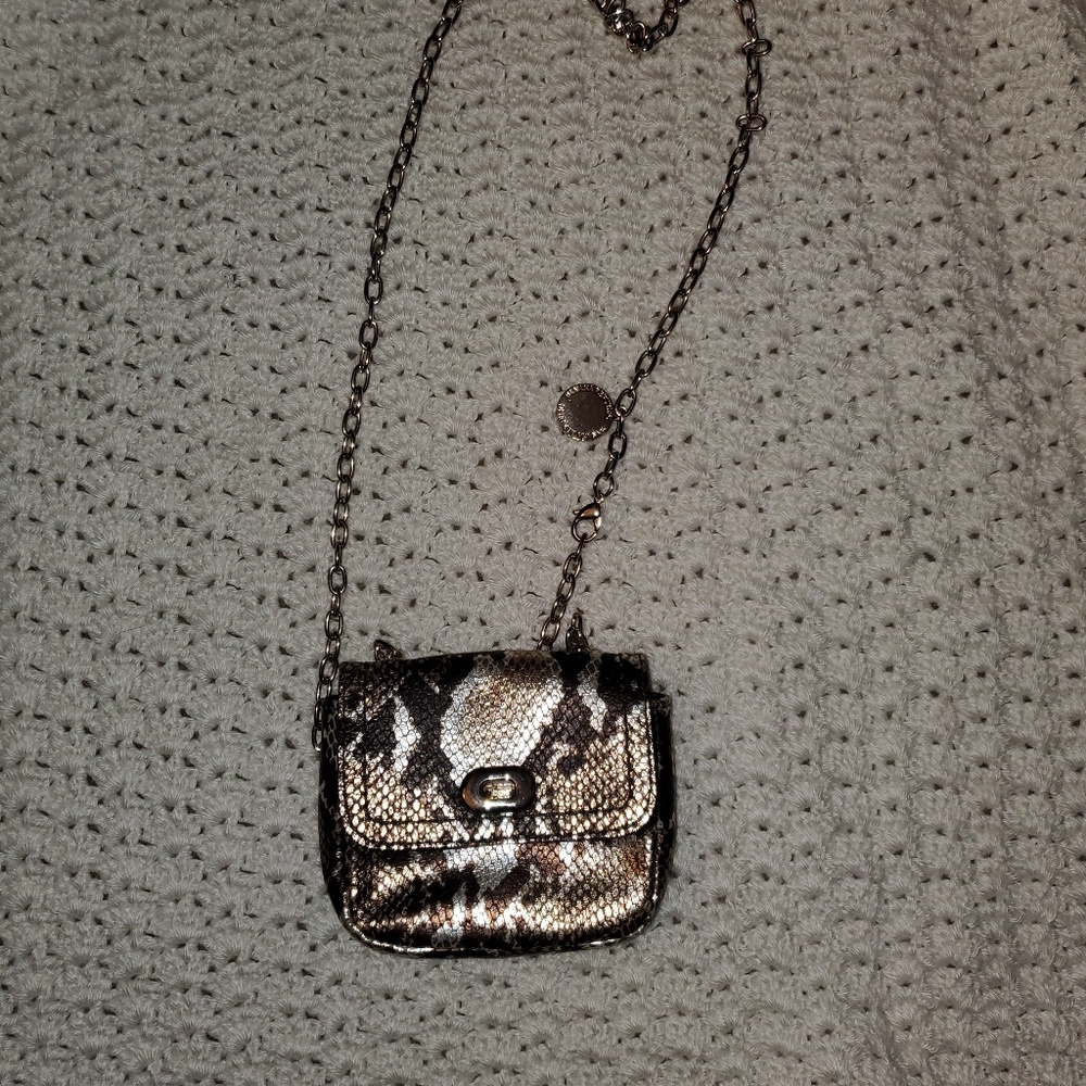 Banana republic snake skin purse